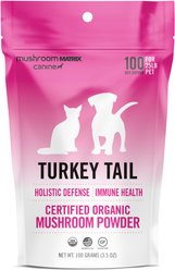 Canine Matrix Turkey Tail Holistic Defense Immune Support Dog Supplement, 3.5-oz bag slide 1 of 3