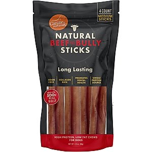 Canine Naturals Beef & Bully Sticks, Medium, 4 count