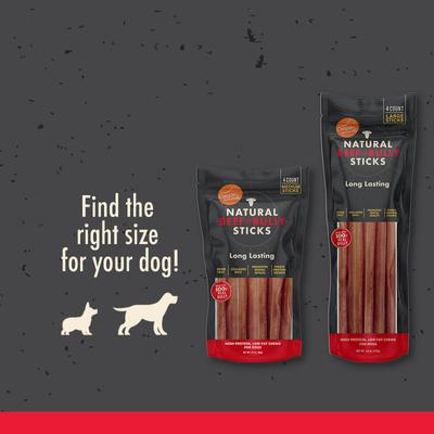 Show full view: Canine Naturals Beef & Bully Sticks, Medium, 48 Count slide 5 of 8