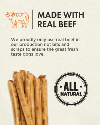 Show full view: Canine Naturals Hide Free 5-inch Beef Flavor Stick Dog Chew, 40 count slide 8 of 12