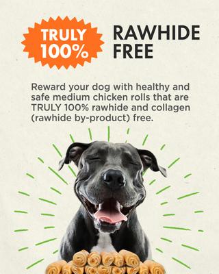 Show full view: Canine Naturals Hide Free Chicken Recipe Medium Dog Treats, 2 count slide 5 of 11