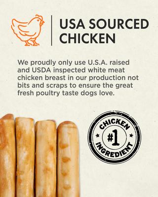 Show full view: Canine Naturals Hide Free Chicken Recipe Medium Dog Treats, 2 count slide 7 of 11