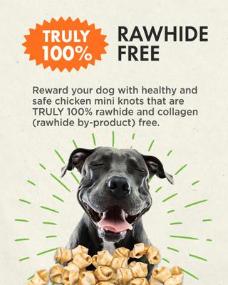 Show full view: Canine Naturals Hide Free Chicken Recipe Mini Knot Dog Chew Treat, 12 count slide 5 of 12
