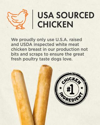 Show full view: Canine Naturals Hide Free Chicken Recipe Roll Dog Chew, 2 count slide 7 of 12