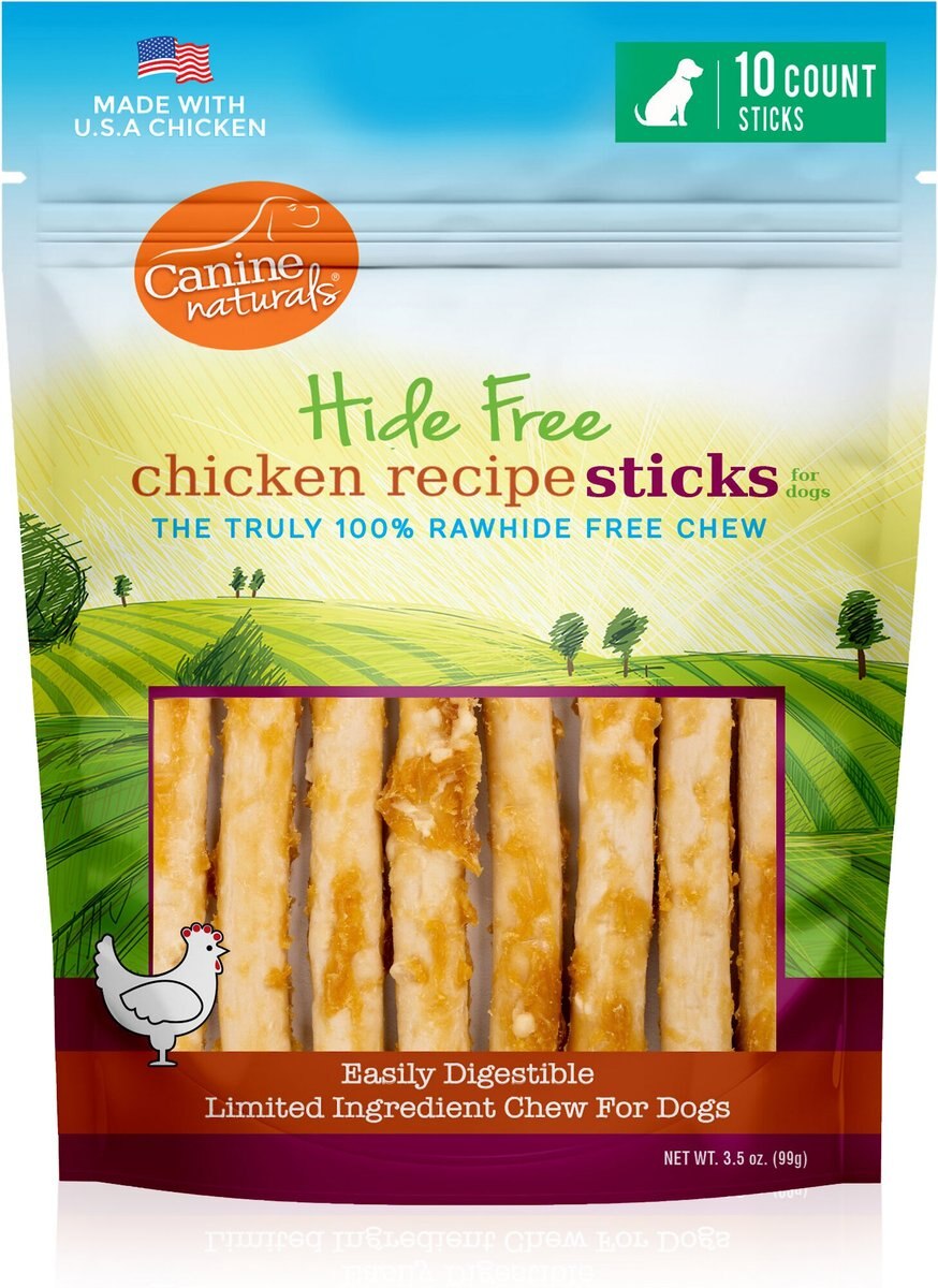Canine Naturals Hide Free Chicken Recipe Stick Dog Chew