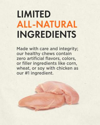 Show full view: Canine Naturals Hide Free Chicken Recipe X-Large Roll Dog Chew Treat, 2 count slide 9 of 12