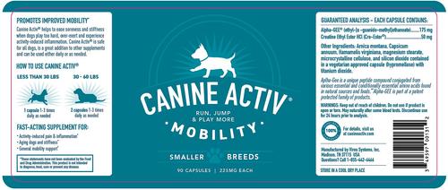Show full view: CanineActiv Mobility Medium Dog Supplement, 90 count slide 3 of 7