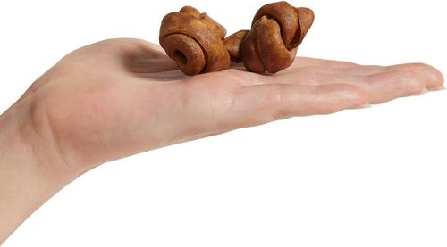 Show full view: Canine's Choice DogLicious 2" Beef Flavored Mini Bones Rawhide Dog Treats, 7 count slide 7 of 7