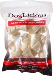 Canine's Choice DogLicious 2" Natural Mini Bones Dog Treats, 12 count