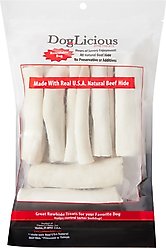 Canine's Choice DogLicious 4" Natural Curls Rawhide Dog Treats, 7 count slide 2 of 5
