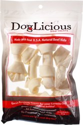 Canine's Choice DogLicious 4" Rawhide Bone Dog Treats, 5 count