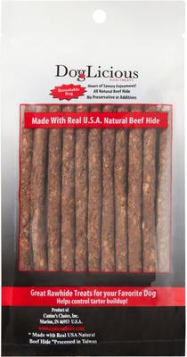 Show full view: Canine's Choice DogLicious 5" Beef Flavored Sticks Rawhide Dog Treats, 20 count slide 3 of 7