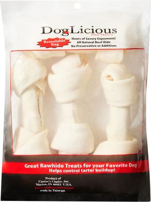 Show full view: Canine's Choice DogLicious 6 - 7" Natural Bones Dog Treats, 5 count slide 3 of 6