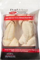 Canine's Choice DogLicious 6-7-in Bone Rawhide Dog Treats, 2 count slide 2 of 5