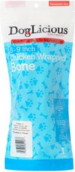 Canine's Choice DogLicious 8 - 9" Chicken Wrapped Bone Rawhide Dog Treat slide 2 of 5