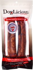 Canine's Choice DogLicious 8" Beef Flavor Rolls Rawhide Dog Treats, 2 count