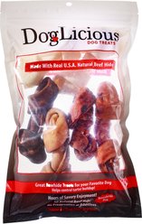 Canine's Choice DogLicious Assorted Flavor Bones Dog Treats, 5 count, 4-5"