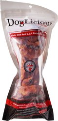 Canine's Choice DogLicious Beef Flavor Bone Rawhide Dog Treat, 9 - 10"