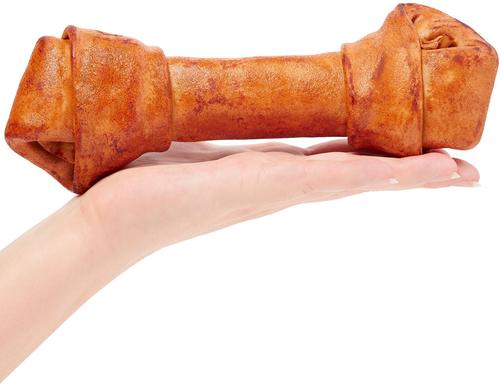 Show full view: Canine's Choice DogLicious Beef Flavor Bone Rawhide Dog Treat, 9 - 10" slide 4 of 7