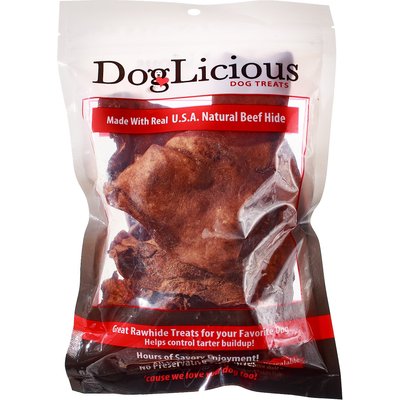 Canine's Choice Canine's Choice DogLicious Beef Flavored Chips Rawhide Dog Treats, 3-oz bag