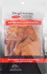 Canine's Choice DogLicious Beef Flavored Chips Rawhide Dog Treats, 3-oz bag slide 2 of 4