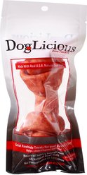 Canine's Choice DogLicious Chicken Flavor Bone Rawhide Dog Treat, 5"