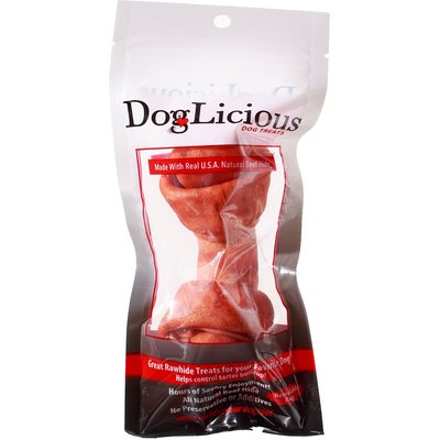Canine's Choice Canine's Choice DogLicious Chicken Flavor Bone Rawhide Dog Treat, 5"