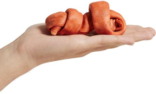 Show full view: Canine's Choice DogLicious Chicken Flavor Bone Rawhide Dog Treat, 5" slide 4 of 6