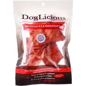 Canine's Choice DogLicious Chicken Flavor Chips Rawhide Dog Treats, 3-oz bag