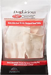 Canine's Choice DogLicious Natural Rawhide Chips Dog Treats, 3-oz bag slide 2 of 5