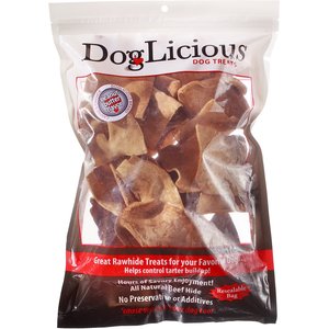 Canine's Choice DogLicious Peanut Butter Chips Rawhide Dog Treats, 1-lb bag