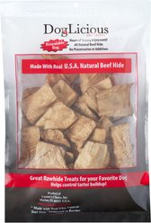 Canine's Choice DogLicious Peanut Butter Chips Rawhide Dog Treats, 1-lb bag slide 2 of 5