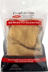 Canine's Choice DogLicious Peanut Butter Chips Rawhide Dog Treats, 3-oz bag slide 2 of 4