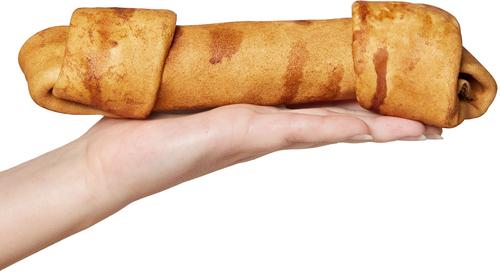 Show full view: Canine's Choice DogLicious Peanut Butter Flavor Bone Rawhide Dog Treat, 8 - 9 inches slide 4 of 6