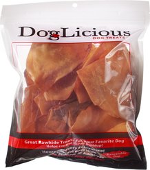 Canine's Choice DogLicious Pork Shaped Pig Ears Dog Treats, 10 count slide 1 of 4
