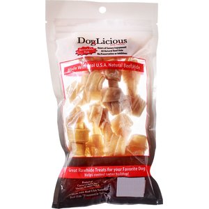 Canine's Choice DogLicious Rawhide Mini-Bones Dog Treats, 12 count