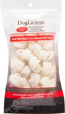 Show full view: Canine's Choice DogLicious Rawhide Mini-Bones Dog Treats, 12 count slide 3 of 6