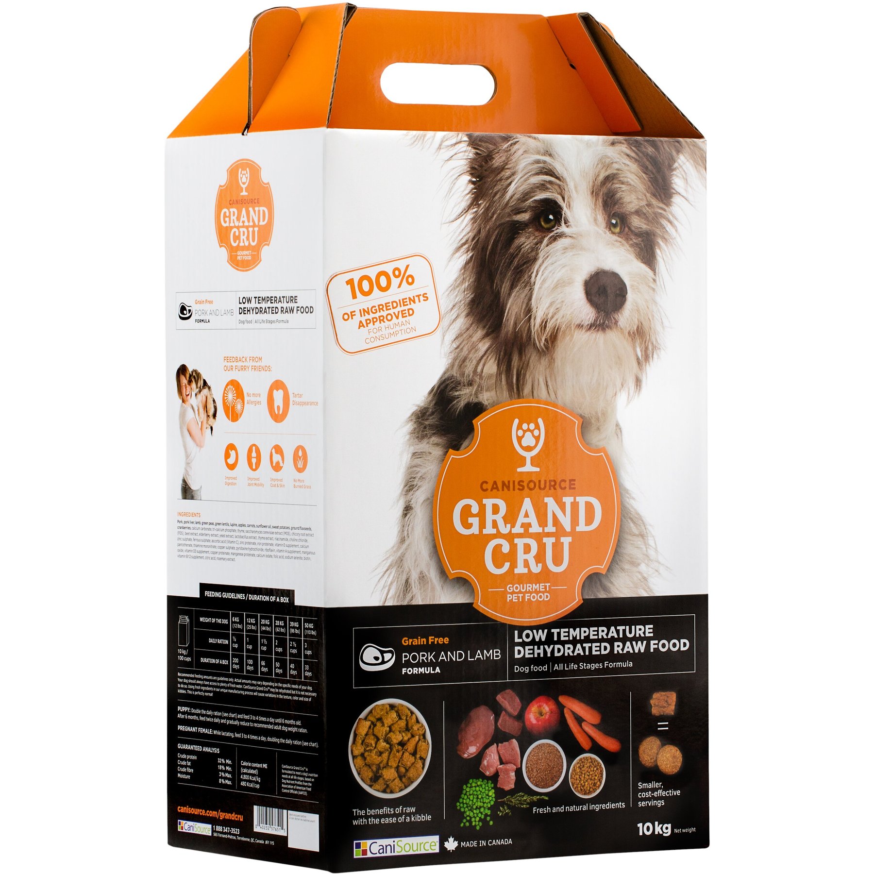 Canisource Grand Cru Pork & Lamb Grain-Free Dehydrated Dog Food, 22.05-lb bag