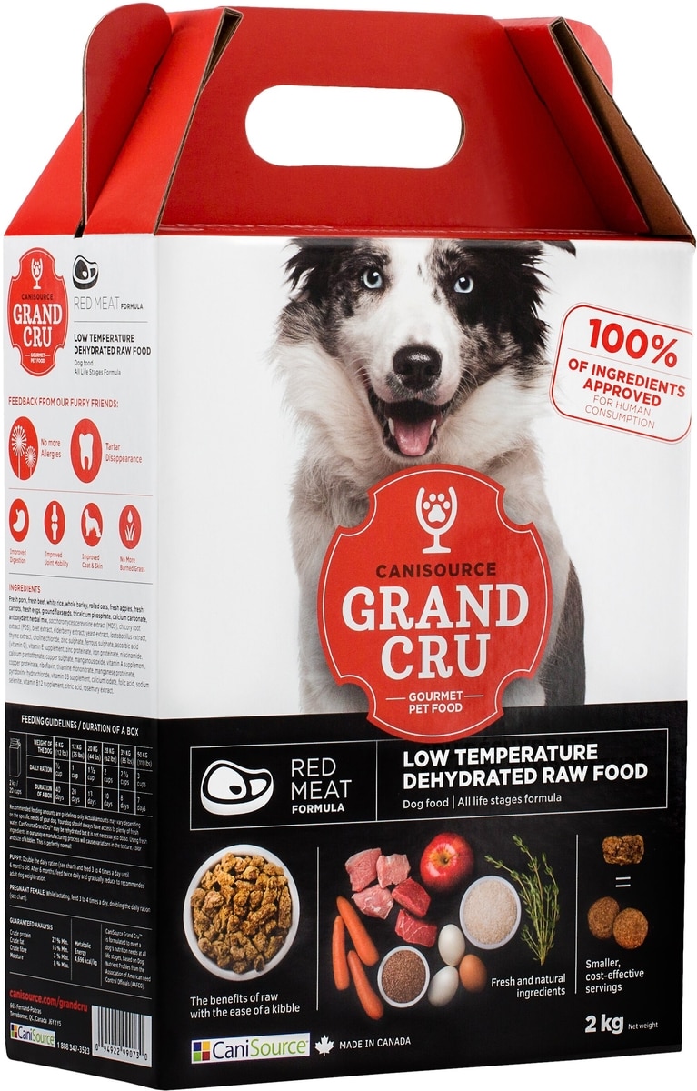 CANISOURCE Grand Cru Red Meat Dehydrated Dog Food, 4.41-lb bag
