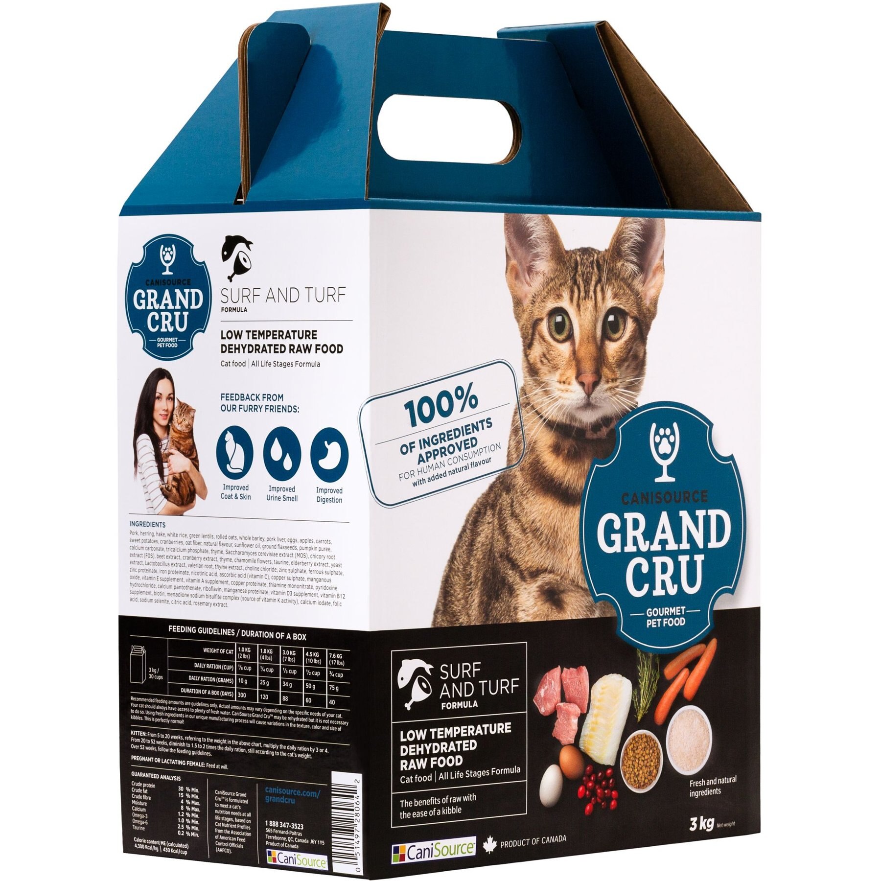 Canisource Grand Cru Surf & Turf Dehydrated Cat Food, 6.61-lb bag