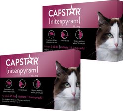 Capstar Flea Oral Treatment for Cats, 2-25 lbs, 12 Tablets