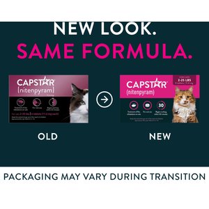 Capstar Flea Oral Treatment for Cats, 2-25 lbs, 6 Tablets