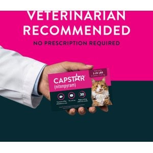 Capstar Flea Oral Treatment for Cats, 2-25 lbs, 6 Tablets