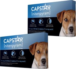 Capstar Flea Oral Treatment for Dogs, 2-25 lbs, 12 Tablets