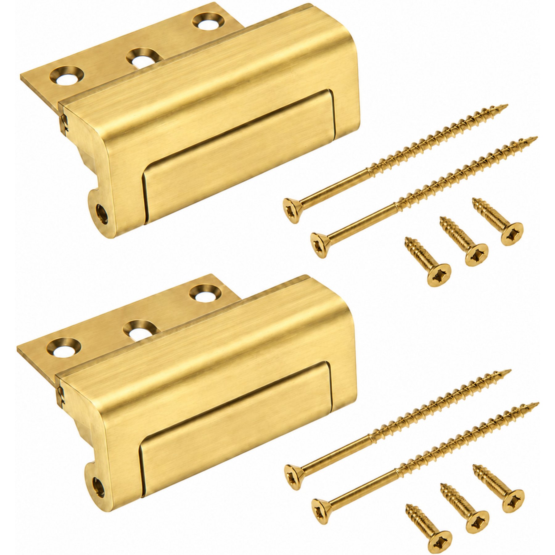 Cardinal Gates Door Guardian Dog Safety Lock, 2 count, Brass