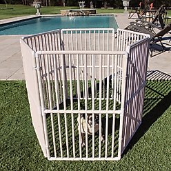 Cardinal Gates Portable Outdoor Dog Pen, White slide 2 of 3