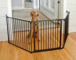 Cardinal Gates XpandaGate Dog Gate, Black
