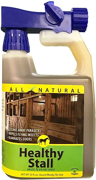 Show full view: Care Free Enzymes Healthy Stall Parasite, Fly & Odor Eliminator Spray, 32-oz bottle slide 1 of 1