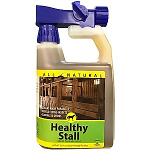 Care Free Enzymes Healthy Stall Parasite, Fly & Odor Eliminator Spray, 32-oz bottle