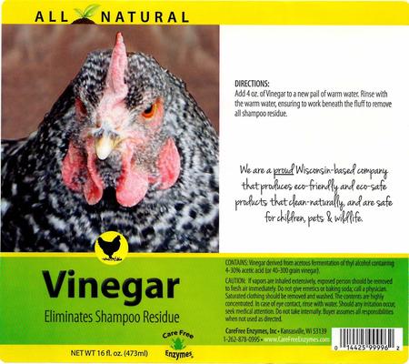 Show full view: Care Free Enzymes Poultry Vinegar, 16-oz bottle slide 3 of 5